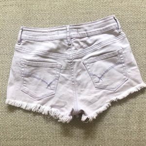 Pacsun Bullhead Denim Pastel High Rise Shorts sz 1